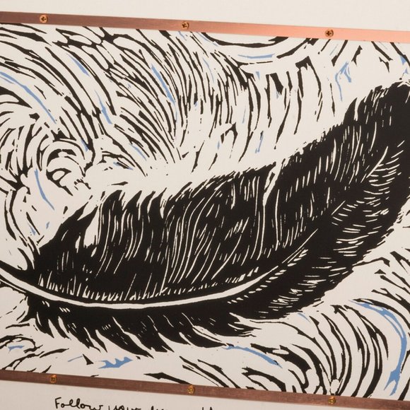 Large Box Sign Follow Your Dreams 15''x10.5'' - Picture 3 of 4